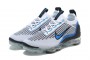 Cheap Womens/Mens Air VaporMax 2021 Flyknit White Blue Sneakers DM0025-001