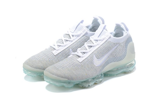 Cheap Womens/Mens Air VaporMax 2021 Flyknit White Sneakers DC4112-100