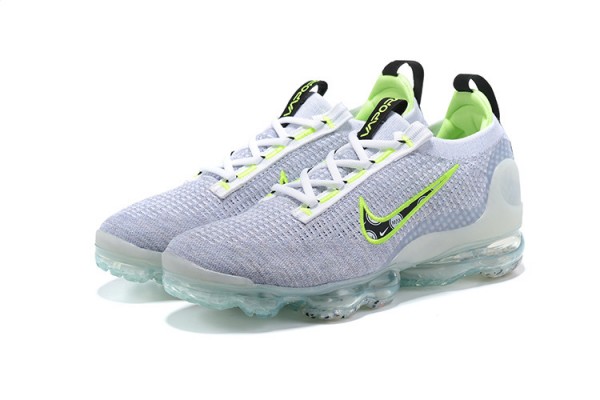 Cheap Womens/Mens Air VaporMax 2021 Flyknit White Grey Sneakers DB1550-005