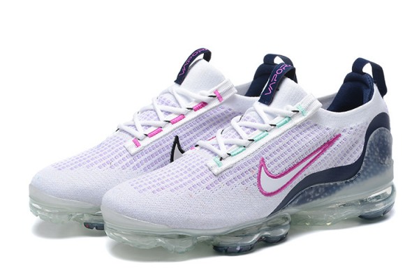 Cheap Womens/Mens Air VaporMax 2021 Flyknit White Pink Sneakers DB1550-105