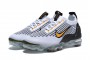 Cheap Womens/Mens Air VaporMax 2021 Flyknit White Yellow and Black Sneakers