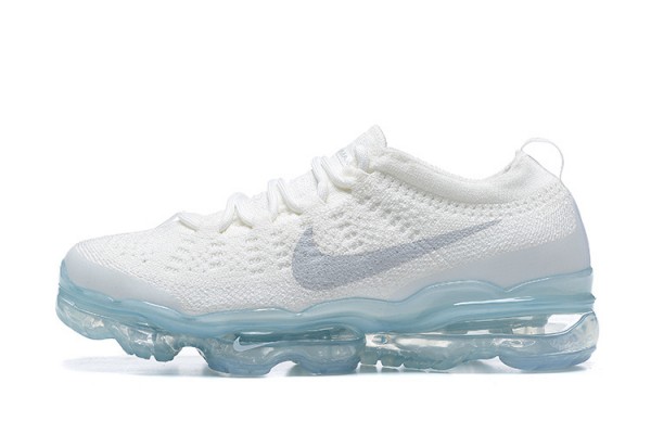 Air VaporMax 2023 Flyknit Pure Cheap Womens/Mens Platinum White Blue Sneakers DV1678-002