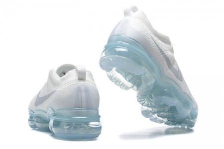 Air VaporMax 2023 Flyknit Pure Cheap Womens/Mens Platinum White Blue Sneakers DV1678-002