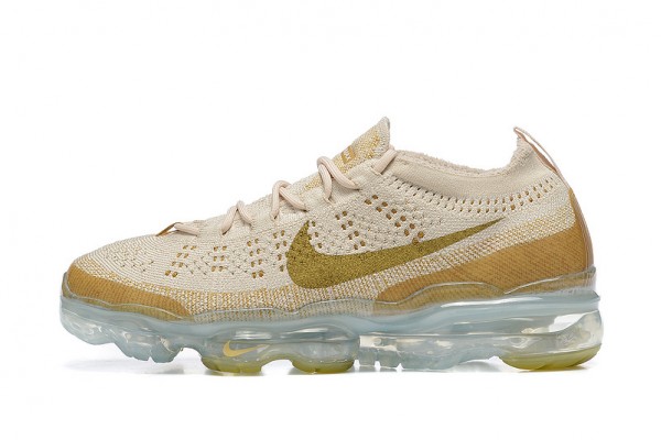 Cheap Womens/Mens Air VaporMax 2023 Flyknit Beige Sneakers DV1678-100