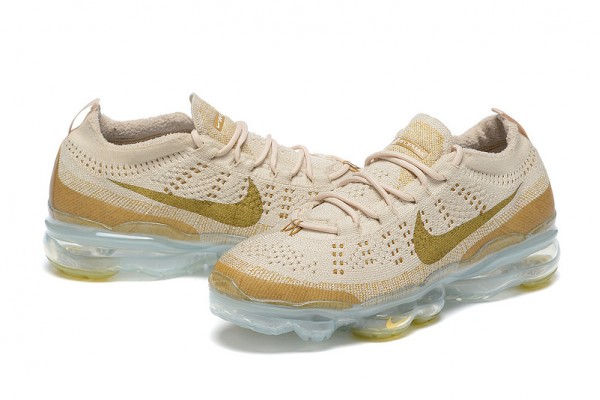 Cheap Womens/Mens Air VaporMax 2023 Flyknit Beige Sneakers DV1678-100