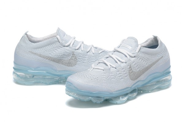 Cheap Womens/Mens Air VaporMax 2023 Flyknit Grey Blue Sneakers DV6840-100