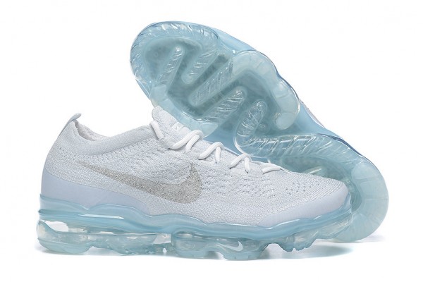 Cheap Womens/Mens Air VaporMax 2023 Flyknit Grey Blue Sneakers DV6840-100