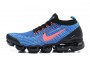 Cheap Womens/Mens Air VaporMax Flyknit 3 Black Blue Sneakers AJ6900-015