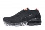 Cheap Womens/Mens Air VaporMax Flyknit 3 Black Orange Sneakers