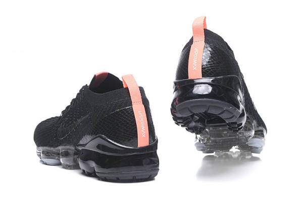 Cheap Womens/Mens Air VaporMax Flyknit 3 Black Orange Sneakers