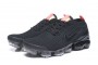 Cheap Womens/Mens Air VaporMax Flyknit 3 Black Orange Sneakers