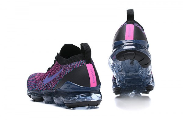 Cheap Womens/Mens Air VaporMax Flyknit 3 Black Purple Sneakers AJ6900-009