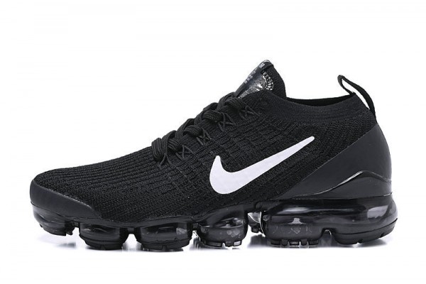 Cheap Womens/Mens Air VaporMax Flyknit 3 Black Sneakers AJ6900-001