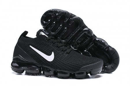 Cheap Womens/Mens Air VaporMax Flyknit 3 Black Sneakers AJ6900-001