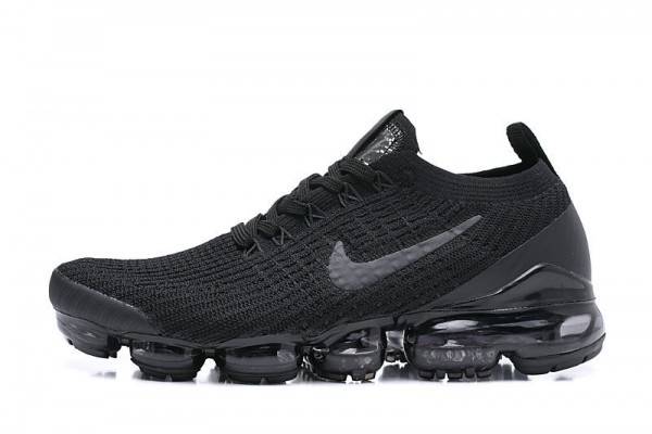 Cheap Womens/Mens Air VaporMax Flyknit 3 Black Sneakers AJ6900-004