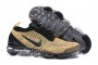 Cheap Womens/Mens Air VaporMax Flyknit 3 Black Yellow Sneakers  AJ6900-006