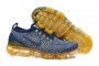 Cheap Womens/Mens Air VaporMax Flyknit 3 Blue Yellow  Sneakers AJ6900-444