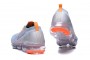 Cheap Womens/Mens Air VaporMax Flyknit 3 Grey Orange Sneakers AJ6900-003