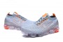 Cheap Womens/Mens Air VaporMax Flyknit 3 Grey Orange Sneakers AJ6900-003