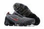 Cheap Womens/Mens Air VaporMax Flyknit 3 Grey Red Sneakers AJ6900-012