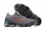 Cheap Womens/Mens Air VaporMax Flyknit 3 Grey Red Sneakers CT1270-001