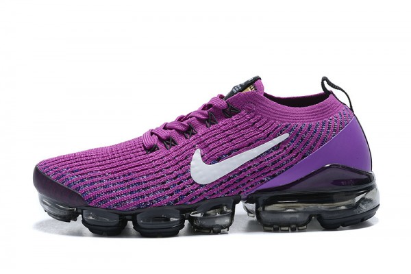 Cheap Womens/Mens Air VaporMax Flyknit 3 Purple Black Sneakers AJ6900-502