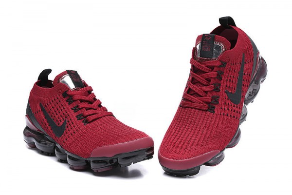 Cheap Womens/Mens Air VaporMax Flyknit 3 Red Sneakers AJ6900-602