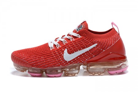 Cheap Womens/Mens Air VaporMax Flyknit 3 Red White Sneakers CU4756-600