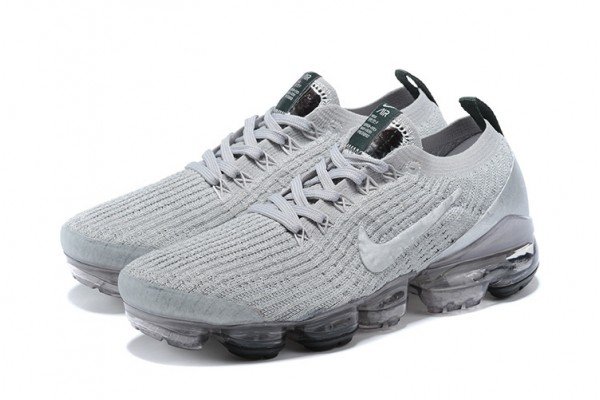 Cheap Womens/Mens Air VaporMax Flyknit 3 Silver Grey Sneakers AJ6900-101