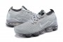 Cheap Womens/Mens Air VaporMax Flyknit 3 Silver Grey Sneakers AJ6900-101