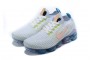 Cheap Womens/Mens Air VaporMax Flyknit 3 White Blue Sneakers AJ6900-003