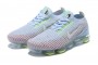 Cheap Womens/Mens Air VaporMax Flyknit 3 White Blue Sneakers AJ6910-200