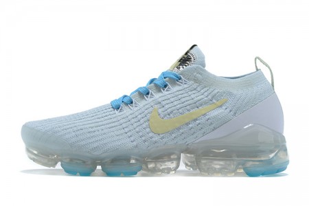 Cheap Womens/Mens Air VaporMax Flyknit 3 White Blue Sneakers AJ6910-500