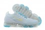 Cheap Womens/Mens Air VaporMax Flyknit 3 White Blue Sneakers AJ6910-500