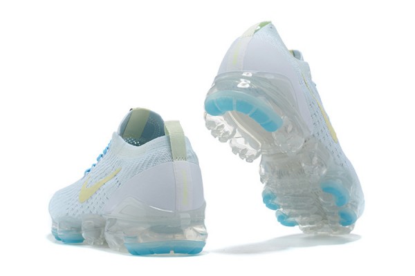 Cheap Womens/Mens Air VaporMax Flyknit 3 White Blue Sneakers AJ6910-500