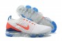 Cheap Womens/Mens Air VaporMax Flyknit 3 White Blue Sneakers CZ7994-100