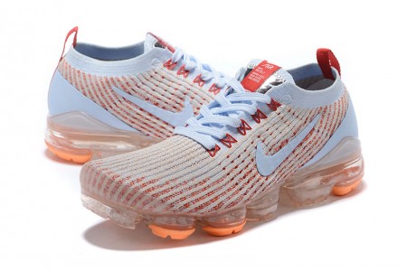 Cheap Womens/Mens Air VaporMax Flyknit 3 White Orange Sneakers AJ6910-400