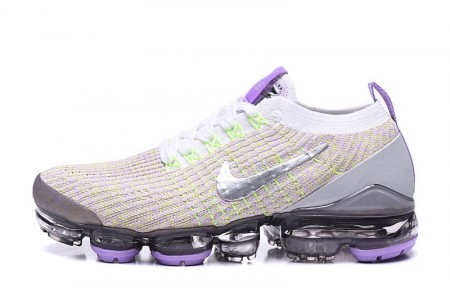 Cheap Womens/Mens Air VaporMax Flyknit 3 White Purple Sneakers AJ6900-102