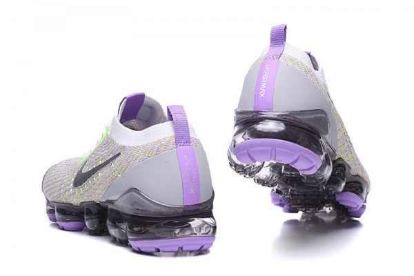 Cheap Womens/Mens Air VaporMax Flyknit 3 White Purple Sneakers AJ6900-102