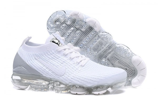 Cheap Womens/Mens Air VaporMax Flyknit 3 White Sneakers AJ6900-100