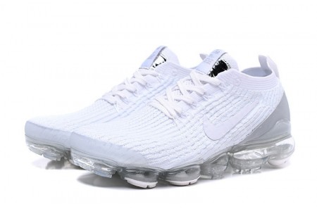 Cheap Womens/Mens Air VaporMax Flyknit 3 White Sneakers AJ6900-100