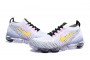 Cheap Womens/Mens Air VaporMax Flyknit 3 White Yellow Sneakers AJ6900-103