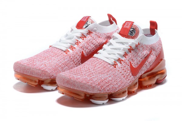 Cheap Womens Air VaporMax Flyknit 3 Pink Red Sneakers CK0730-188