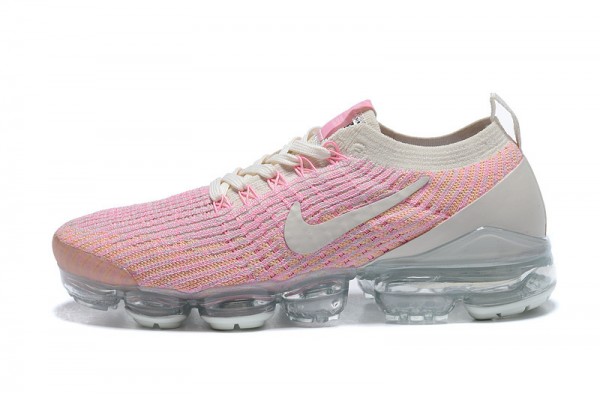 Cheap Womens Air VaporMax Flyknit 3 Pink White Sneakers AJ6910-008