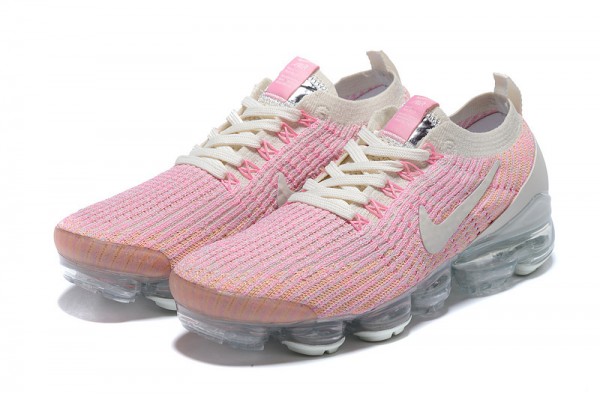 Cheap Womens Air VaporMax Flyknit 3 Pink White Sneakers AJ6910-008