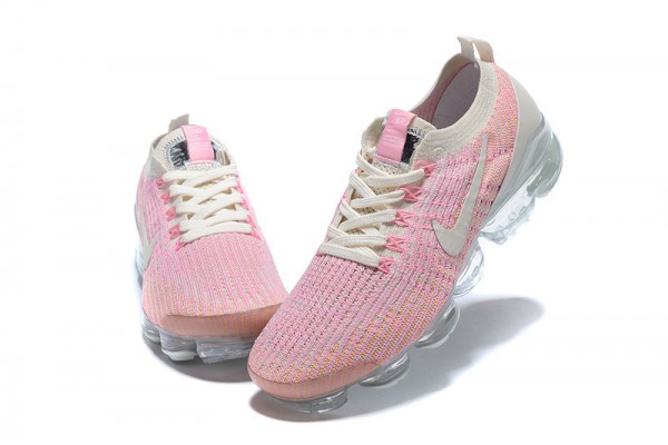 Cheap Womens Air VaporMax Flyknit 3 Pink White Sneakers AJ6910-008