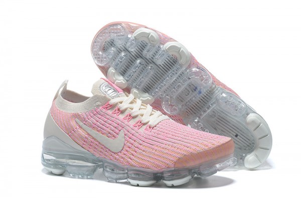 Cheap Womens Air VaporMax Flyknit 3 Pink White Sneakers AJ6910-008