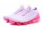 Cheap Womens Air VaporMax Flyknit 3 White Pink Sneakers AJ6910-005