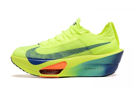 Cheap Womens/Mens Air Zoom Alphafly NEXT 3 Neongreen Sneakers 