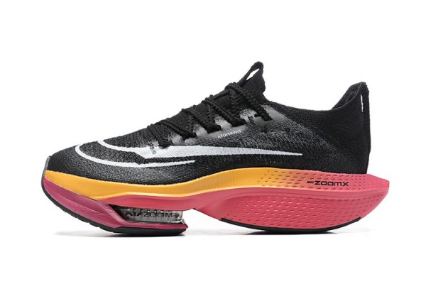 Cheap Mens Air Zoom Alphafly Next 2 Black Orange Sneakers 